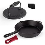 Cuisinel Cast Iron Skillet + Grill 