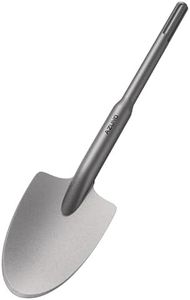 AZUNO SDS Max Clay Spade Shovel Bit, 4-1/2" x 17" Heavy-Duty 40CrMo Steel Shovel Bit for Rotary Hammer & Jack Hammer, for Digging in Clay, Soil, Gravel, Sandstone, Adobe