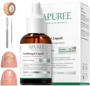 Apuree Toenail Fungus Treatment Extra Strength: 25% Undecylenic Acid 1% Tolnaftate |Toenail Softener with Tea Tree Oil |Restorative Nail Repair for Discolored Yellow Thick Brittle Damaged Nails