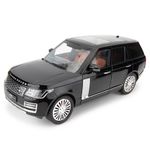 1/18 Scale Compatible for Land Rover Model Car，Zinc Alloy Pull Back Toy Diecast Car with Sound and Light，SUV Off-Road Vehicle，Children's Toy car ，Gifts for Boys and Girls Black