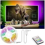 TV LED Backlights, Bason RGB Led Strip Light for 42-50 inch, 8.33ft/254cm USB TV Bias Lighting with Remote for TV, PC Monitor, Computer Amdient Lighting[Energy Class A+]