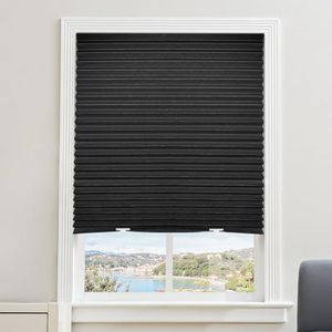 6 Packs Cordless Blackout Pleated Blinds Light Filtering Darkening Temporary Paper Shade 36 in x 72 in