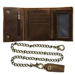 Leather Wallets Chain