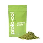 Proto-col | Complete Greens Powder - 15 Superfoods and Adaptogens Including Ashwagandha & Spirulina | Vegan & Gluten-Free | Advanced Formula | UK Made | 180g