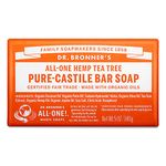 Dr. Bronner's Organic Bar Soap Tea Tree at Least 70% Organic, 5 Ounce