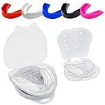 Mouthguards for Sports Gum Shield Kids Professional Mouth Guard Boxing Jaw Protection Slim Fit with Case Rugby Martial Arts Judo Karate MMA Muay Thai Hockey Football Sport Mouthguard Adults Men Junior