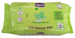 Chicco Baby Moments Soft Cleansing Wipes - 72 Pieces