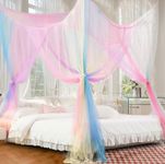 Rainbow Mosquito Net for Double Bed