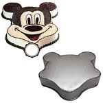 Global Outlet Ltd Mickey Mouse Shape Individual Cake tin for Baking and Birthday, Wedding Anniversary & Parties, Metallic Cake molds