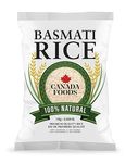 Canada Foods' Premium-Quality Basmati Rice | 100% Natural, Pure, & Authentic | Non-GMO, Vegan, Halal, & Kosher | Extra Long 1121 White Sella Basmati Rice | 1.0 kg (Pack of 1)