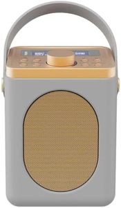 Majority Little Shelford Portable Radio | Bluetooth Connectivity | FM + DAB+ / DAB Radio | Dual Alarm with Snooze Function | 20 Preset Stations