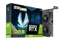 ZOTAC Gaming GeForce RTX 3050 6GB GDDR6 Low-Profile 96-bit 14 Gbps PCIE 4.0 Super Compact Gaming Graphics Card, ZT-A30510L-10L