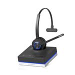 Leitner LH570 2-in-1 Wireless Office Headset with Mic – 5 Year Warranty – Computer & Telephone Headset – UltraRange up to 350 FT (10x Bluetooth Range) – DECT Wireless Headset – Single-Ear