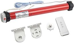 DIY 24V Electric Roller Blinds/Shades Radio DC Tubular Motor Kit, Smart Blinds with Remote Control Compatible 1½" (38mm) Extruded Aluminum