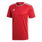 adidas Men's Entrada 18 Jsy JERSEY SHORT SLEEVE , Powred/White, L UK