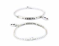 Fashionable ID Medical Alert Bracelet for Women and Girls with Free Engraving, Choose Quality, Stylish Custom Made in Sterling Silver Personalized with charm