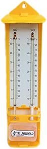 Labworld Plastic Wet and Dry Bulb Thermometer export variant Hygrometer Humidity Meter Instrument Wall mounted for home,workspace and Godawns,27 cm long