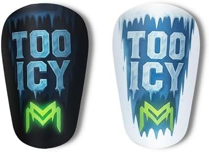 MediCaptain MiniGuards - Mini Shin Guards for Soccer Players - Tiny Shin Pads for Men, Women, Teens - Miniature Shin Guards 3.9 x 2.4 inch - Perfect for High Level Soccer Athletes (Too ICY)