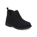 OshKosh B'Gosh Girl's Estell Ankle Boot, Black, 5 Toddler
