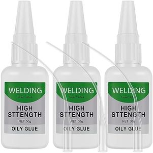 3Pcs Jue Fish Glue Multifunctional Glue Universal Glue Welding High Strength Oily Glue Premium Metal Leather Wood Repair Adhesive Glue for Leather Rubber Plastic Ceramic