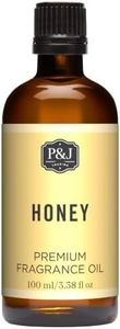 P&J Fragrance Oil - Honey Scented 100ml - Candle Scents, Soap Making, Diffuser Oil, Fresh Scents
