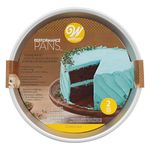 Wilton Performance Cake Pans 2/Pkg-Round 9 x 2-inch, aluminium, Multicoloured, 7.71 x 26.76 x 26.76 cm