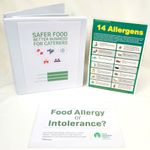 Completely updated Spring 2024 New Food Hypersensitivity Section & more. Safer Food Better Business For Caterers Folder 13 Month Diary, 13 Month Fridge Temperature Records & 2 Food Allergy Signs.