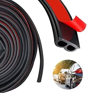 ZACUDA Guarnizione Porta Auto 16M Forma B Striscia della Guarnizione in Gomma Adesiva AutoProteggi Bordo Auto Striscia Guarnizioni per Portiera Auto per Auto Frigorifero Porta del Congelatore, Nero