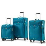 American Tourister Fly Light 3-Piece Nested Set (CO/Med/Lg), Teal (Model: 128413-2824)