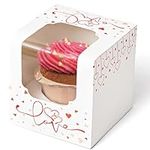 Happyhiram Heart Cupcake Boxes 25 P