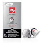Illy Forte Extra Bold Roast Espresso Ground Coffee, 57 g
