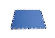 INTEX | Interlocking Padded Floor Protector | 8 interlocking tiles measuring 50x50cm each | Ideal for protection and cushioning around your pool or play area | Blue