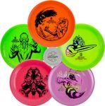 Mini Big Z Disc Golf Set | Five Mini Discs | Made for Fun, Marking, and Collecting (Colors and Foils Will Vary)