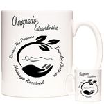 Chiropractor Gift Mug. ChiropractorExtraordinaire. Coffee Mug Tea Mug Gift for Chiropractic Therapists