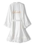 Crystal Dew Women's Lace Trim Bride