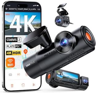Vantrue N4 Pro S 4K 3 Channel Dash Cam w/Triple STARVIS 2, 4K+1080P+2.5K Front Inside Rear Dash Camera, HDR IR Night Vision, Optional LTE Live, Voice Control, Parking Mode, GPS, Wi-Fi, Support 1TB
