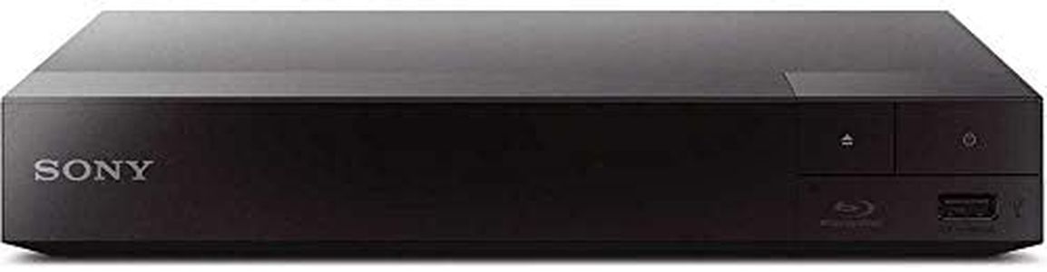 SONY Wi-Fi Upgraded Multi Region Zone Free Blu Ray DVD Player - PAL/NTSC - Wi-Fi - 1 USB, 1 HDMI, 1 COAX, 1 ETHERNET Connections - 6 Feet HDMI Cable Included (Renewed)