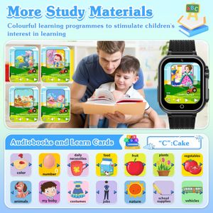kaacly Kids Smart Watch – Touchscreen, GPS Tracker, Camera