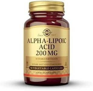 Solgar Acide Alpha-Lipoïque 50 Gélules Végétales 200 mg