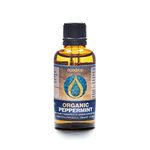 Ecodrop Peppermint Essential Oil I 50ml I Certified Organic and 100% Pure Essential Oils I Natural & Organic with Therapeutic Grade for Aromatherapy I Massage, Diffusers & Bath I e-Book Included