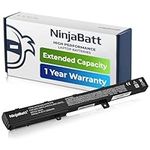 NinjaBatt Battery for Asus X551 X551M A31N1319 X551C A41N1308 X551MA D550 X551CA A31LJ91 X451 X451C 00B110-00250600 0B110-00250100 - High Performance [4 Cells/2200mAh/32wh]