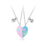 Dolphin Heart Necklaces