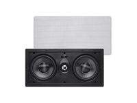 Monoprice Alpha In Wall Center Channel Speaker Dual 5.25 Inch Carbon Fiber 2-way (single) - 113616