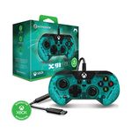 Hyperkin X91 Ice Wired Controller for Xbox Series X | S/Xbox One/Windows 10/11 - Officially Licensed By Xbox (Aqua Green)