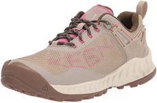 Keen Women's NXIS Evo Waterproof Hiking Shoe, Plaza Taupe/Ibis Rose, 6 UK