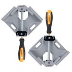 Homdum 90° Corner Clamp Single Hand 90 Degree clamping tool For Welding Wood Working & Photo Framing Right Angle double clamp Pack of 2 Pecies