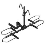 MEEVIZ Hitch Bike Rack 180 lbs Capacity for Standard, Fat Tire and Electric Bike, Wobble Free Folding ebike Carrier Fit Car SUV Pickup Truck RV Camper - 2 inch Receiver