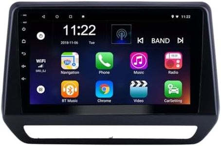 Modorwy Original QLED 9” Zlink Car Android Stereo | OS 13 | 4GB+64GB | Display Support Car Play & Android Auto | incl. AHD Rear Camera & Frame Compatible with Renault Triber- 1 Year Warranty
