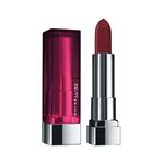 Maybelline New York Color Sensational Creamy Matte Lipstick, 808 Plum Perfection, 3.9g.