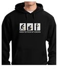 Tstars - How to Pick Up Chicks Funny Hoodie XX-Large Black